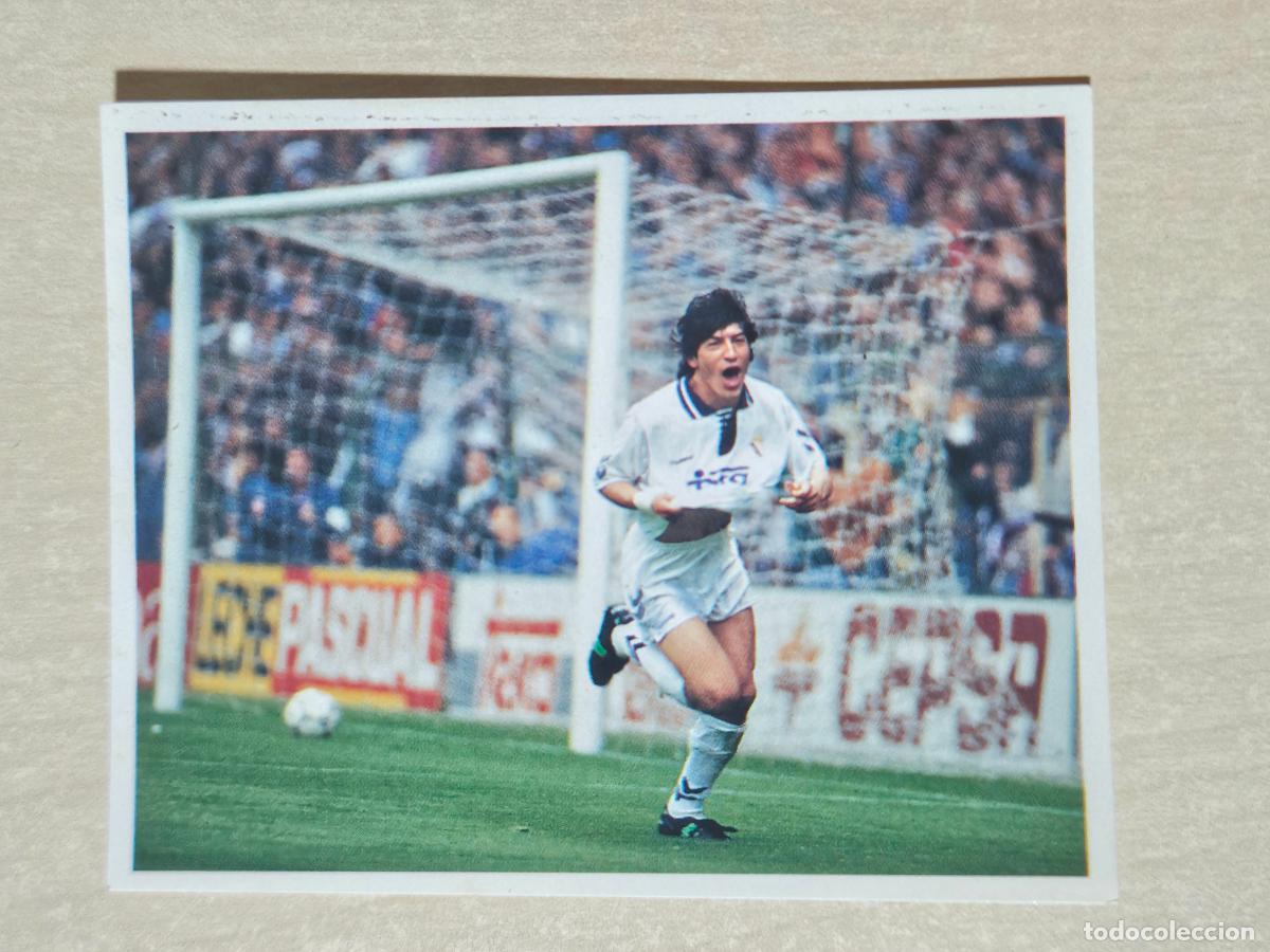 Figurine di Calcio: CROMO N&ordm; 192 DEL ALBUM REAL MADRID FUTBOL Y BALONCESTO 1994 1995 - NUNCA PEGADO