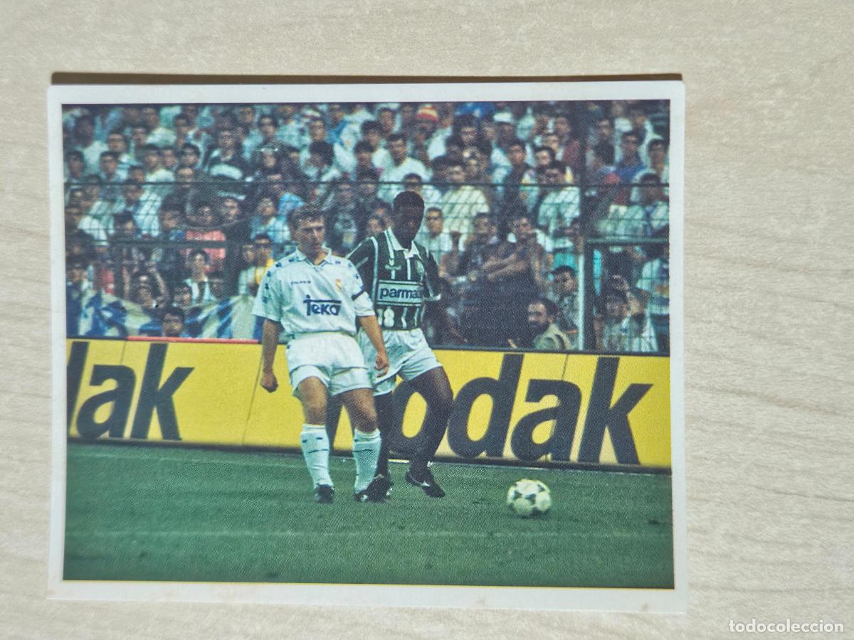 Figurine di Calcio: CROMO N&ordm; 184 DEL ALBUM REAL MADRID FUTBOL Y BALONCESTO 1994 1995 - NUNCA PEGADO