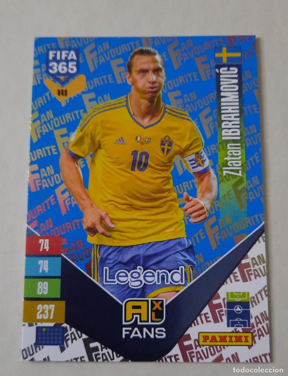 Cartes &agrave; collectionner de Football: Zlatan Ibrahimović azul #449 Fans Favourite Fifa 365 2027