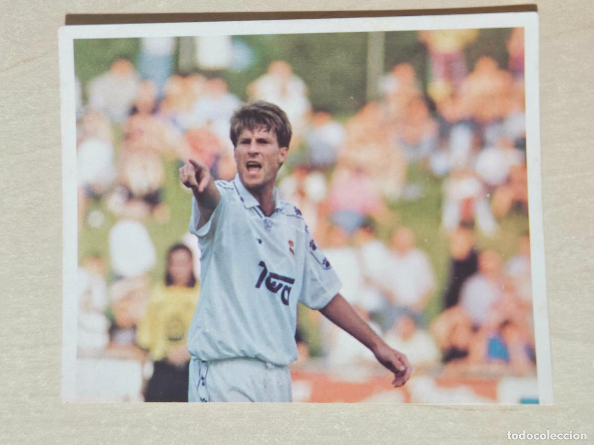 Figurine di Calcio: CROMO N&ordm; 173 DEL ALBUM REAL MADRID FUTBOL Y BALONCESTO 1994 1995 - NUNCA PEGADO