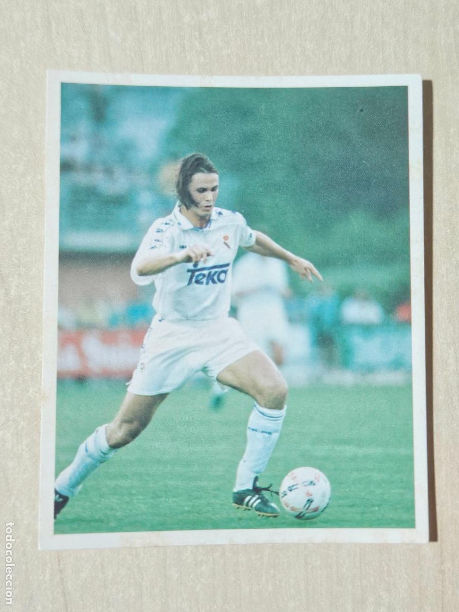 Figurine di Calcio: CROMO N&ordm; 171 DEL ALBUM REAL MADRID FUTBOL Y BALONCESTO 1994 1995 - NUNCA PEGADO