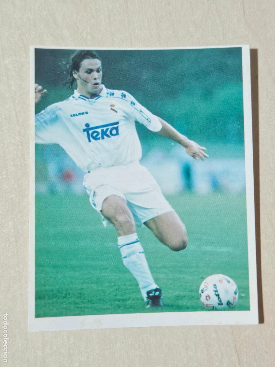 Fu&szlig;ball-Sticker: CROMO N&ordm; 168 DEL ALBUM REAL MADRID FUTBOL Y BALONCESTO 1994 1995 - NUNCA PEGADO