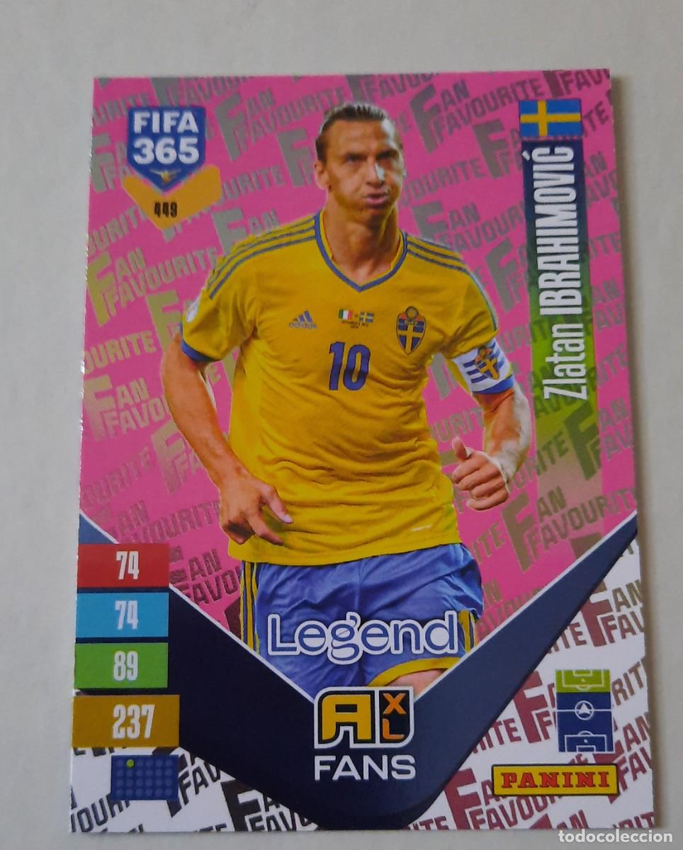 Cartes &agrave; collectionner de Football: Zlatan Ibrahimović cromo rosa Legend #449 Fans Favourite Fifa 365 2027