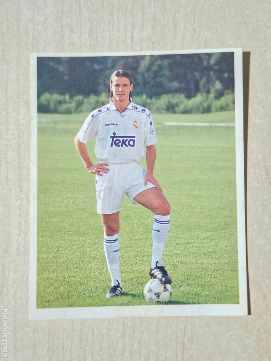 Fu&szlig;ball-Sticker: CROMO N&ordm; 167 DEL ALBUM REAL MADRID FUTBOL Y BALONCESTO 1994 1995 - NUNCA PEGADO