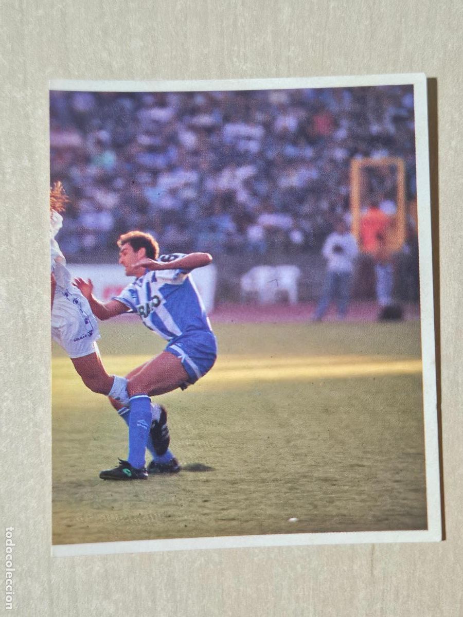 Fu&szlig;ball-Sticker: CROMO N&ordm; 166 DEL ALBUM REAL MADRID FUTBOL Y BALONCESTO 1994 1995 - NUNCA PEGADO