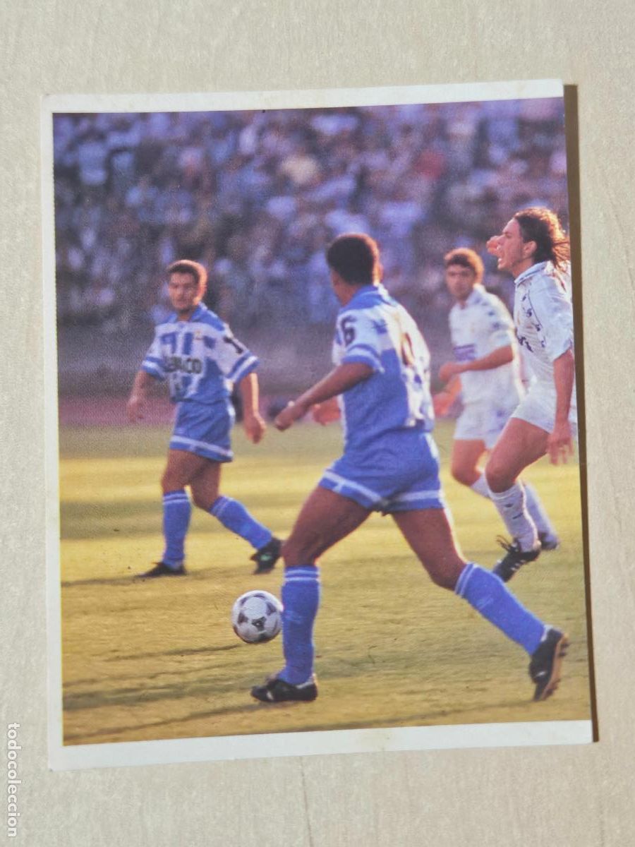 Fu&szlig;ball-Sticker: CROMO N&ordm; 165 DEL ALBUM REAL MADRID FUTBOL Y BALONCESTO 1994 1995 - NUNCA PEGADO