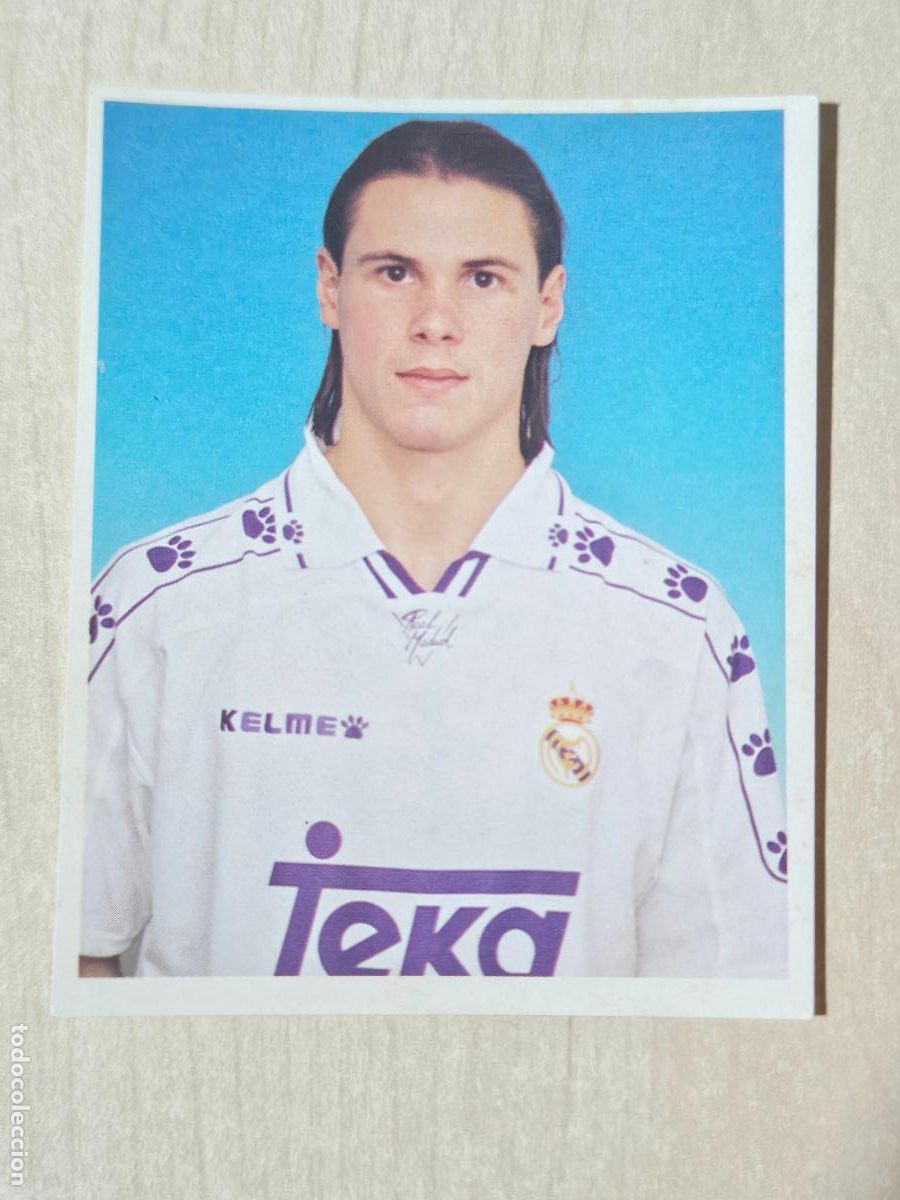 Fu&szlig;ball-Sticker: CROMO N&ordm; 164 DEL ALBUM REAL MADRID FUTBOL Y BALONCESTO 1994 1995 - NUNCA PEGADO