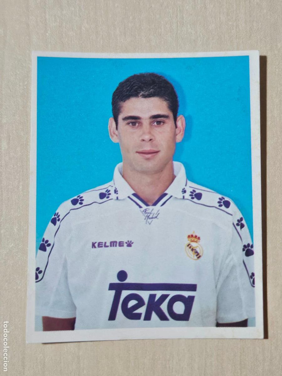 Football Stickers: CROMO N&ordm; 156 DEL ALBUM REAL MADRID FUTBOL Y BALONCESTO 1994 1995 - NUNCA PEGADO