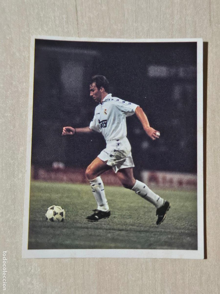Football Stickers: CROMO N&ordm; 152 DEL ALBUM REAL MADRID FUTBOL Y BALONCESTO 1994 1995 - NUNCA PEGADO