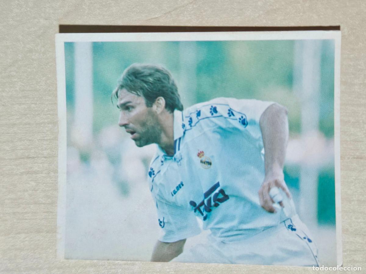 Football Stickers: CROMO N&ordm; 149 DEL ALBUM REAL MADRID FUTBOL Y BALONCESTO 1994 1995 - NUNCA PEGADO