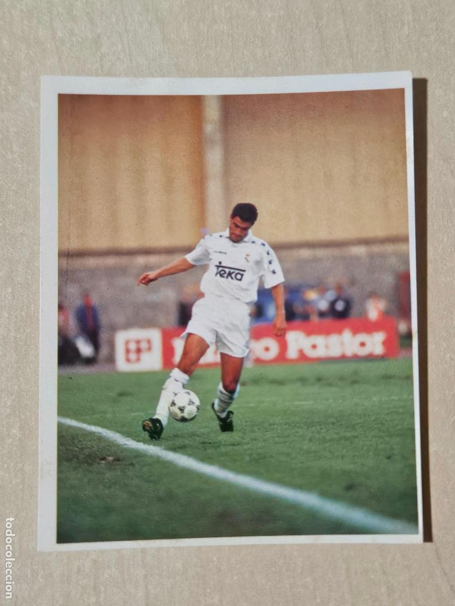 Football Stickers: CROMO N&ordm; 147 DEL ALBUM REAL MADRID FUTBOL Y BALONCESTO 1994 1995 - NUNCA PEGADO