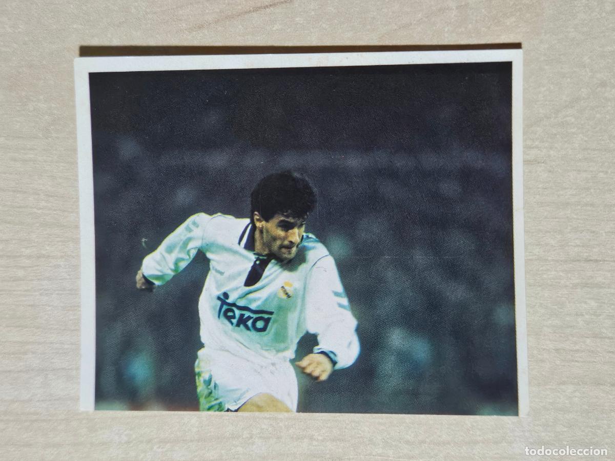 Football Stickers: CROMO N&ordm; 145 DEL ALBUM REAL MADRID FUTBOL Y BALONCESTO 1994 1995 - NUNCA PEGADO