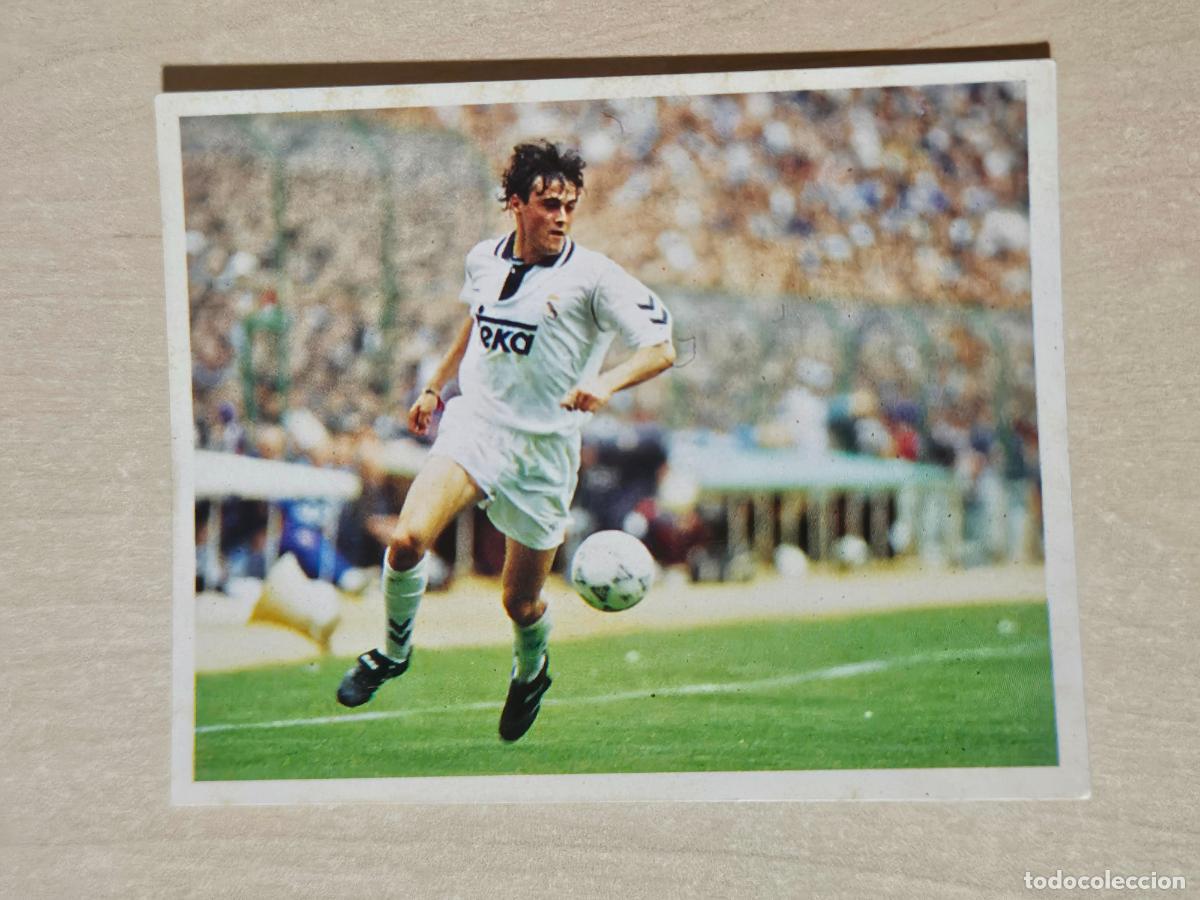 Football Stickers: CROMO N&ordm; 135 DEL ALBUM REAL MADRID FUTBOL Y BALONCESTO 1994 1995 - NUNCA PEGADO