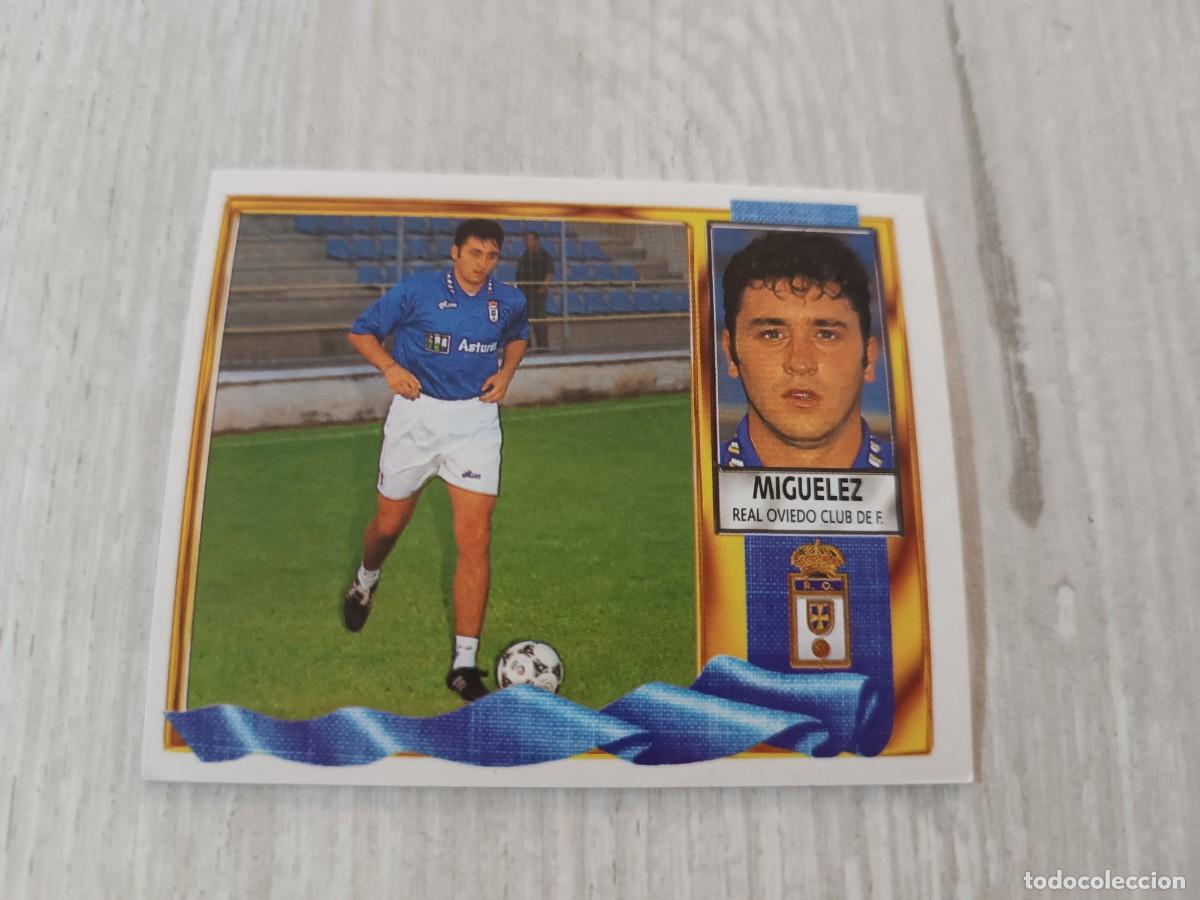 Cartes &agrave; collectionner de Football: MIGUELEZ COLOCA SIN PEGAR LIGA ESTE 95 96