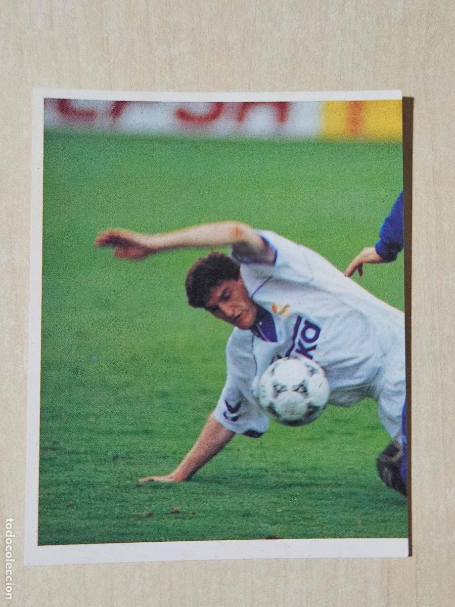 Football Stickers: CROMO N&ordm; 111 DEL ALBUM REAL MADRID FUTBOL Y BALONCESTO 1994 1995 - NUNCA PEGADO