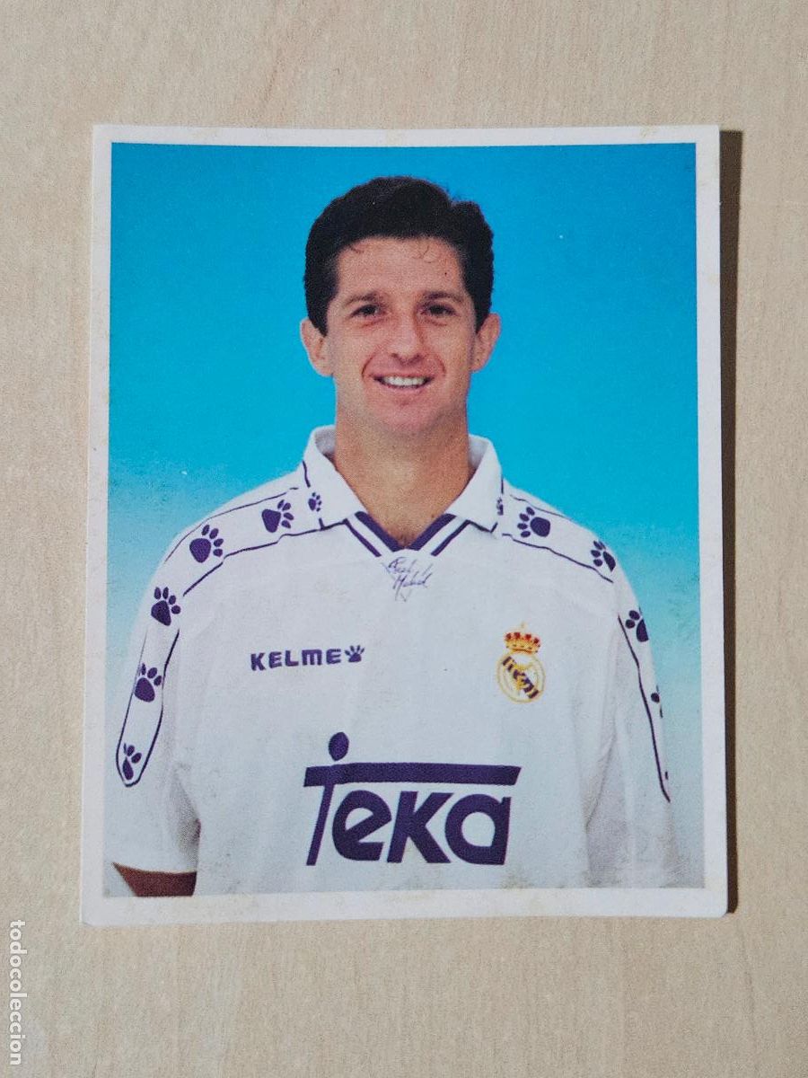 Fu&szlig;ball-Sticker: CROMO N&ordm; 86 DEL ALBUM REAL MADRID FUTBOL Y BALONCESTO 1994 1995 - NUNCA PEGADO