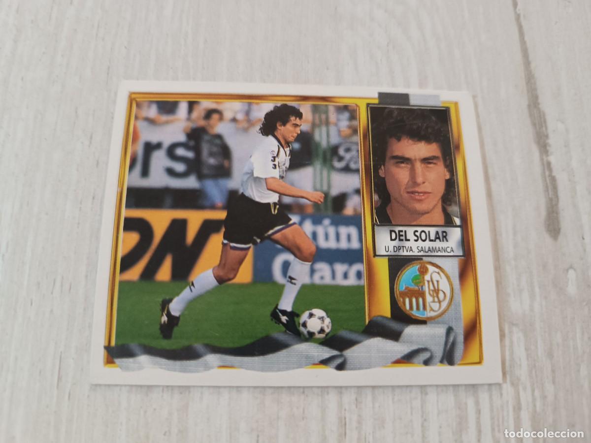 Cartes &agrave; collectionner de Football: DEL SOLAR COLOCA SIN PEGAR LIGA ESTE 95 96
