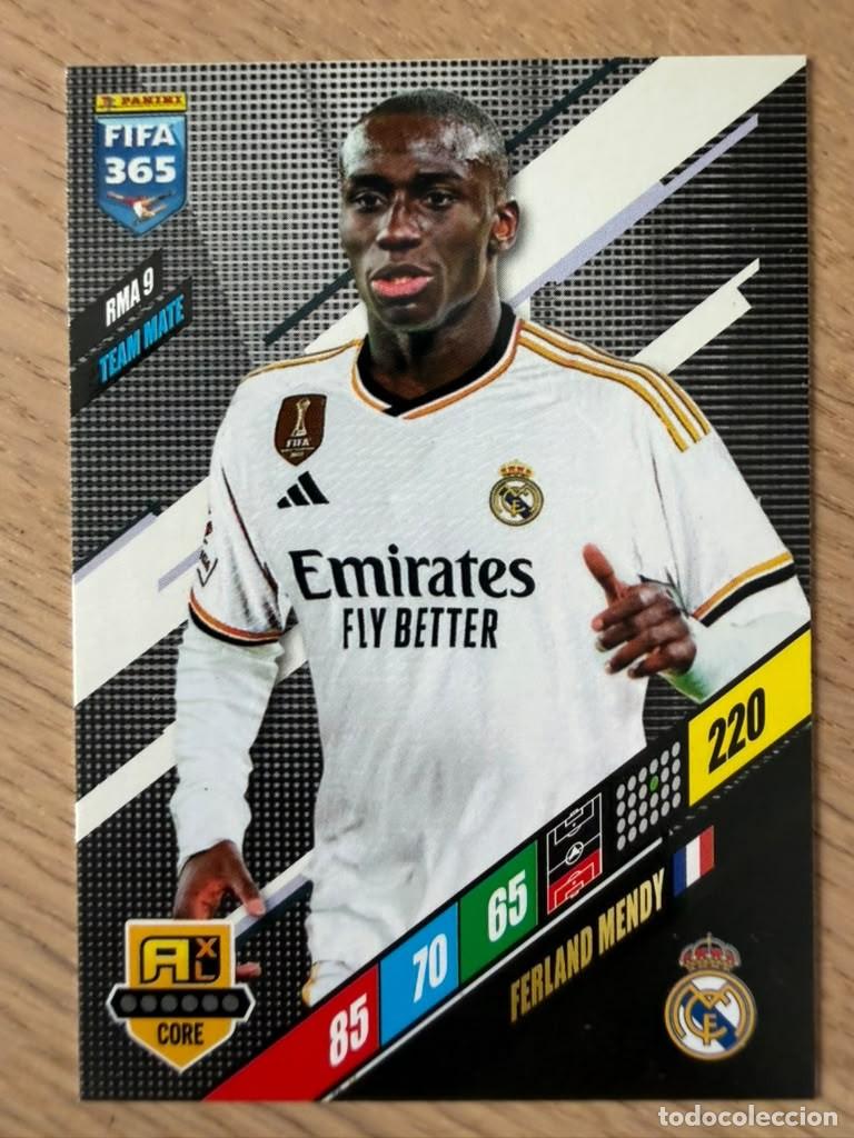 Figurine di Calcio: RMA9 RMA 9 MENDY REAL MADRID 23 24 2023 2024 LIGA EA SPORT PANINI FIFA 365 ADRENALYN XL CARD