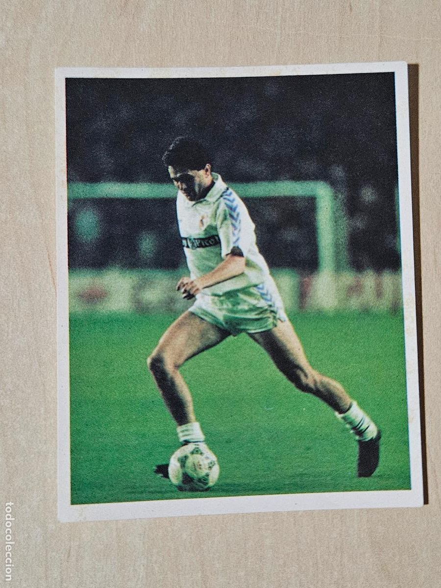Figurine di Calcio: CROMO N&ordm; 60 DEL ALBUM REAL MADRID FUTBOL Y BALONCESTO 1994 1995 - NUNCA PEGADO