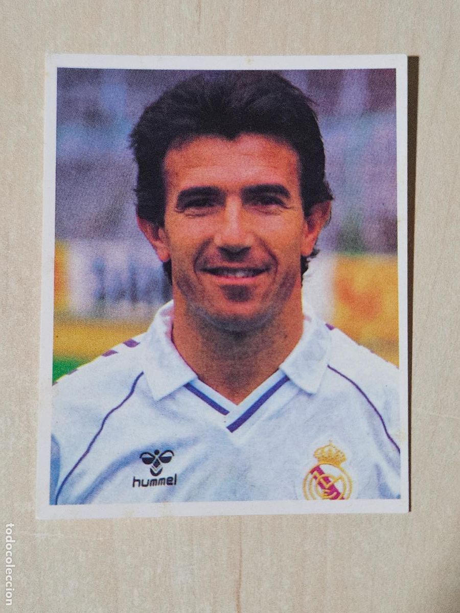 Figurine di Calcio: CROMO N&ordm; 57 DEL ALBUM REAL MADRID FUTBOL Y BALONCESTO 1994 1995 - NUNCA PEGADO