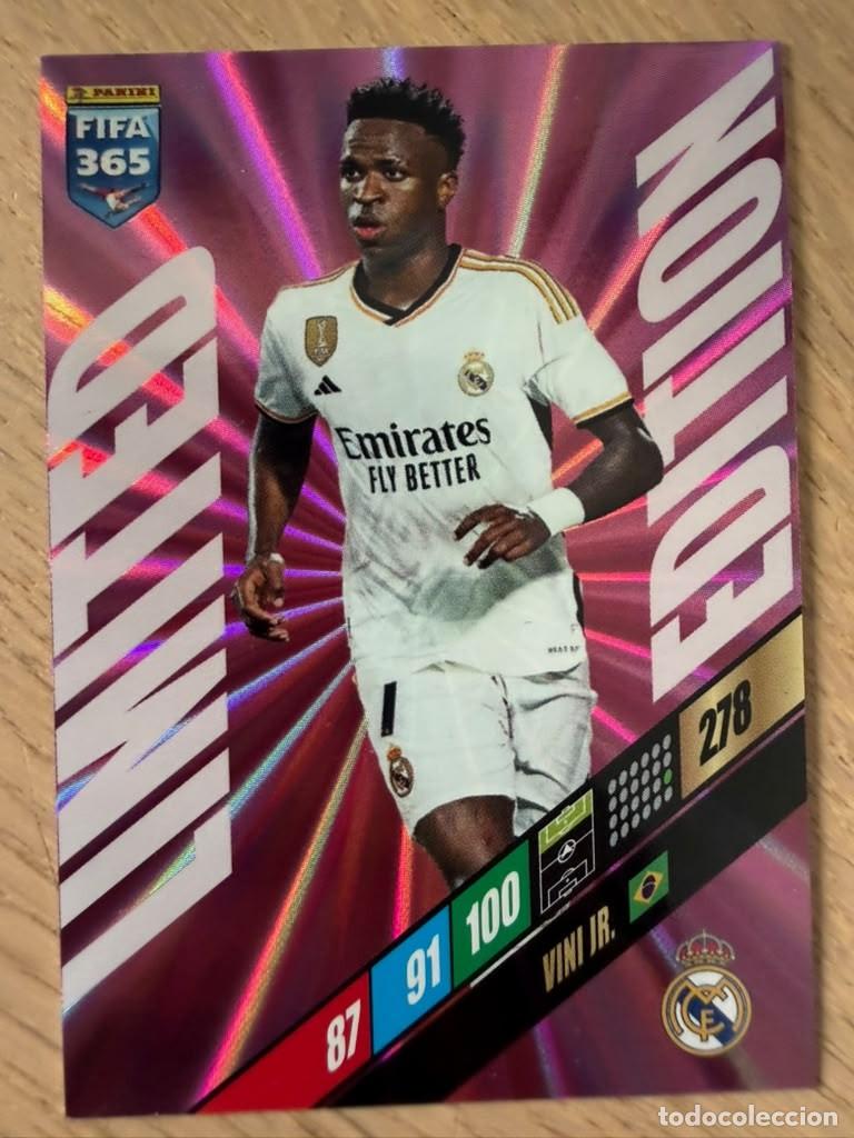 Fu&szlig;ball-Sticker: VINI JR LIMITED EDITION REAL MADRID 23 24 2023 2024 LIGA EA SPORT PANINI FIFA 365 ADRENALYN XL CARD
