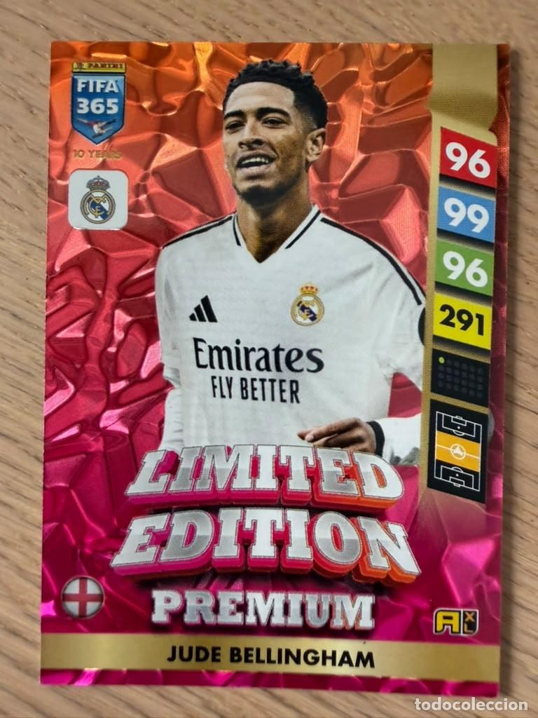 Figurine di Calcio: BELLINGHAM LIMITED EDITION REAL MADRID 24 25 2024 2025 LIGA EA SPORT PANINI FIFA 365 ADRENALYN XL