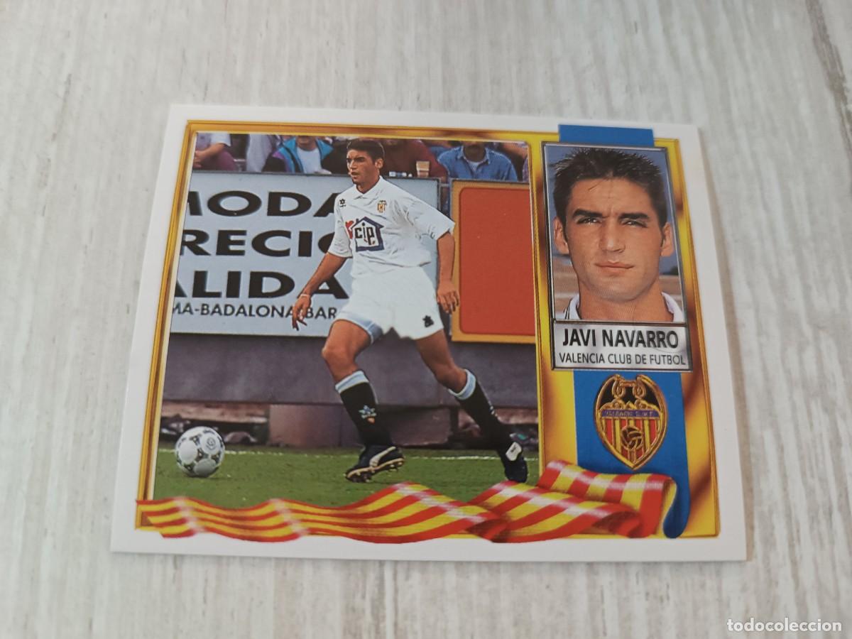 Cartes &agrave; collectionner de Football: JAVI NAVARRO COLOCA SIN PEGAR LIGA ESTE 95 96