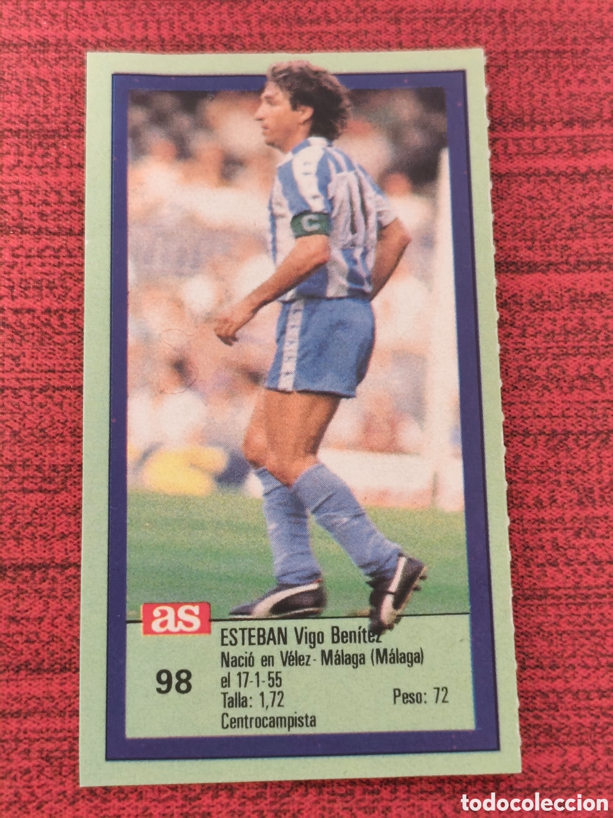 Cartes &agrave; collectionner de Football: 98 ESTEBAN M&Aacute;LAGA ASES DE LA LIGA 1989 1990 DIARIO AS