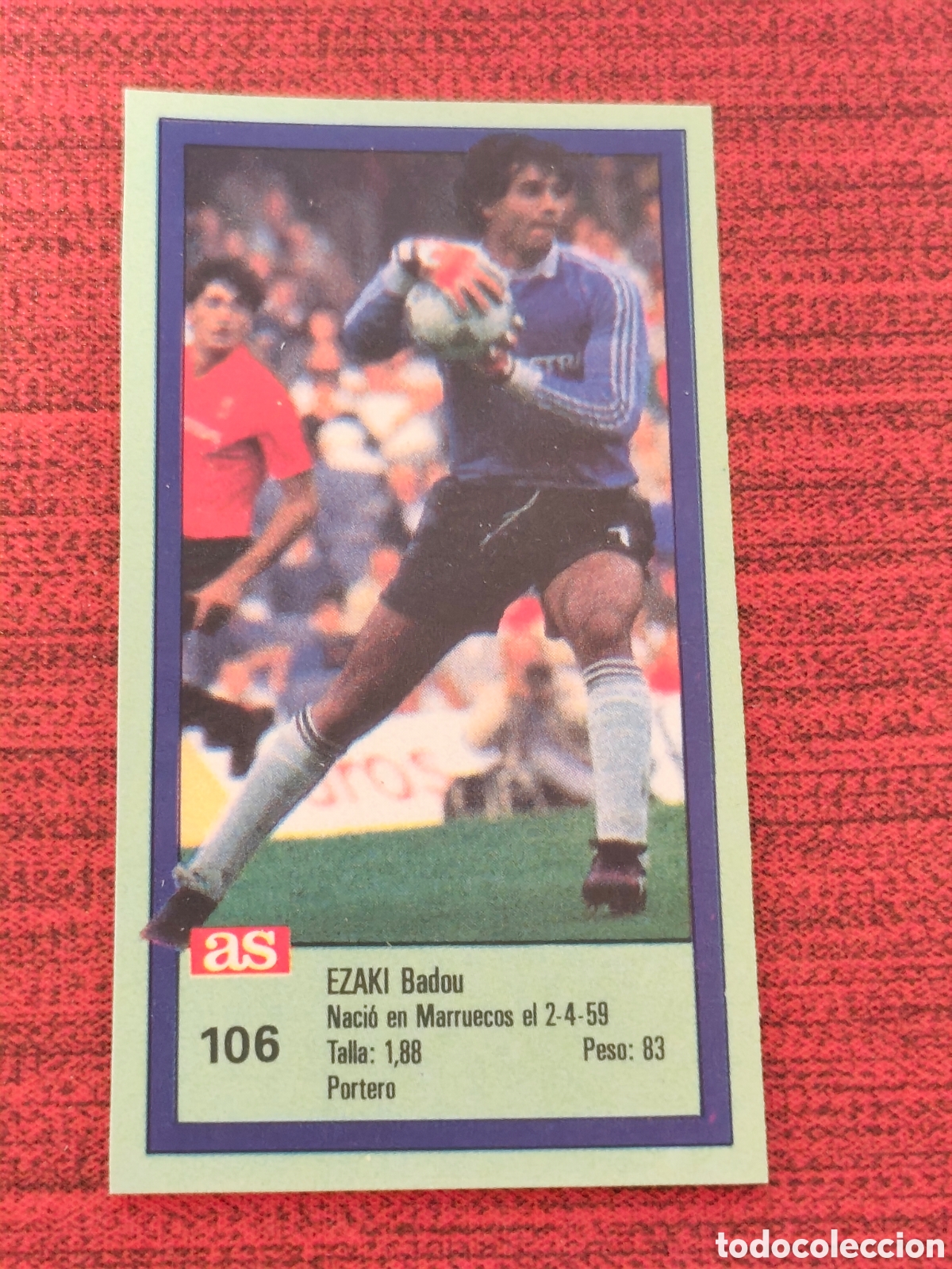 Cartes &agrave; collectionner de Football: 106 EZAKI REAL MALLORCA ASES DE LA LIGA 1989 1990 DIARIO AS
