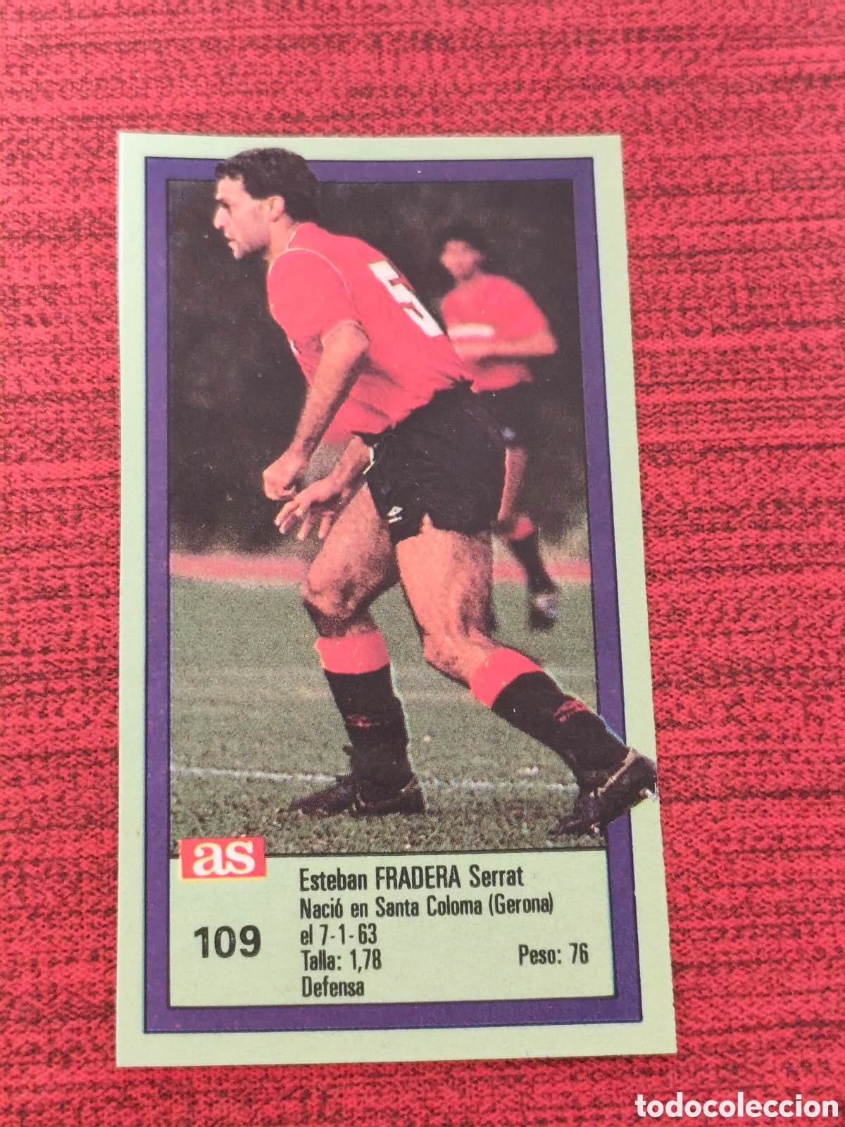 Cartes &agrave; collectionner de Football: 109 FRADERA REAL MALLORCA ASES DE LA LIGA 1989 1990 DIARIO AS