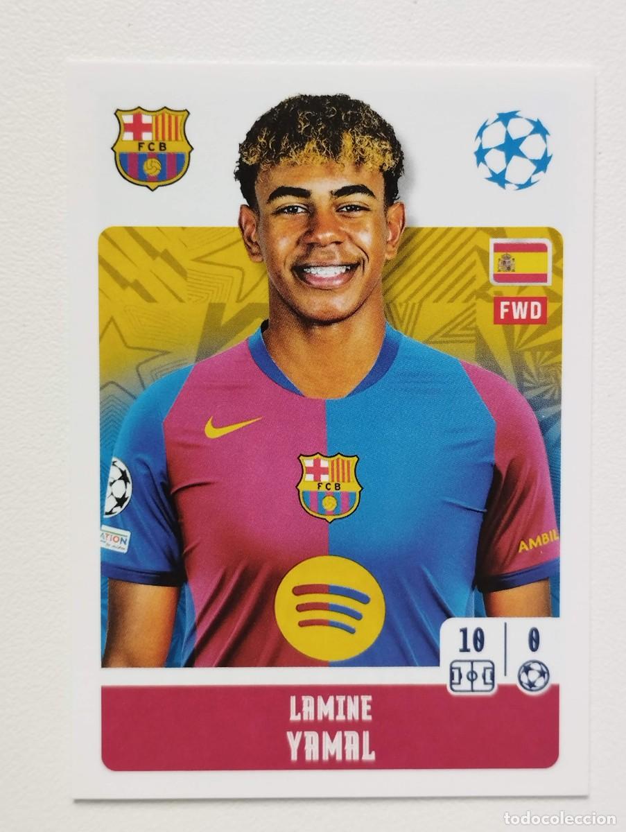 Cartes &agrave; collectionner de Football: CROMO STICKER 170 LAMINE YAMAL BARCELONA TOPPS UEFA CHAMPIONS LEAGUE 2024 2025 24 25