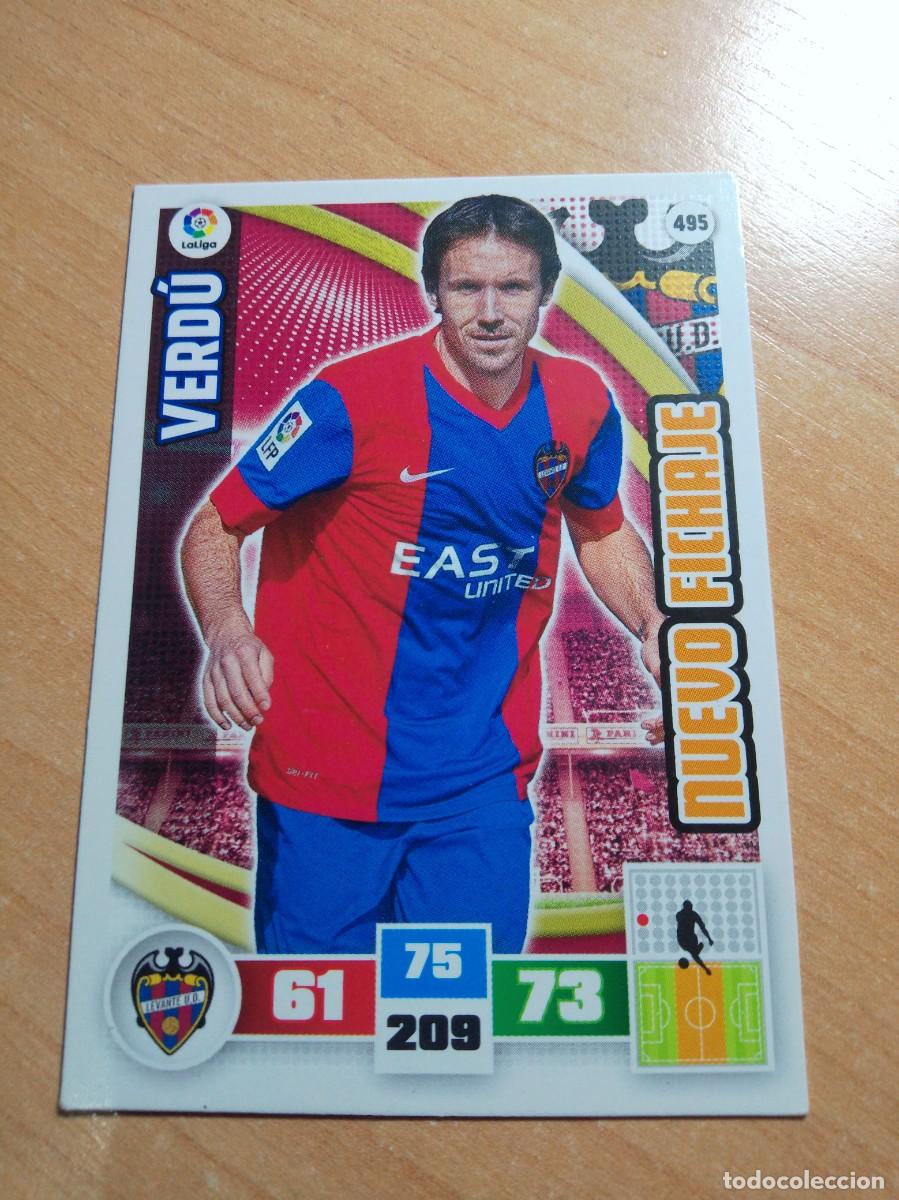 Figurine di Calcio: 495 VERDU NUEVO FICHAJE LEVANTE 15 16 ADRENALYN XL 2015 2016 PANINI