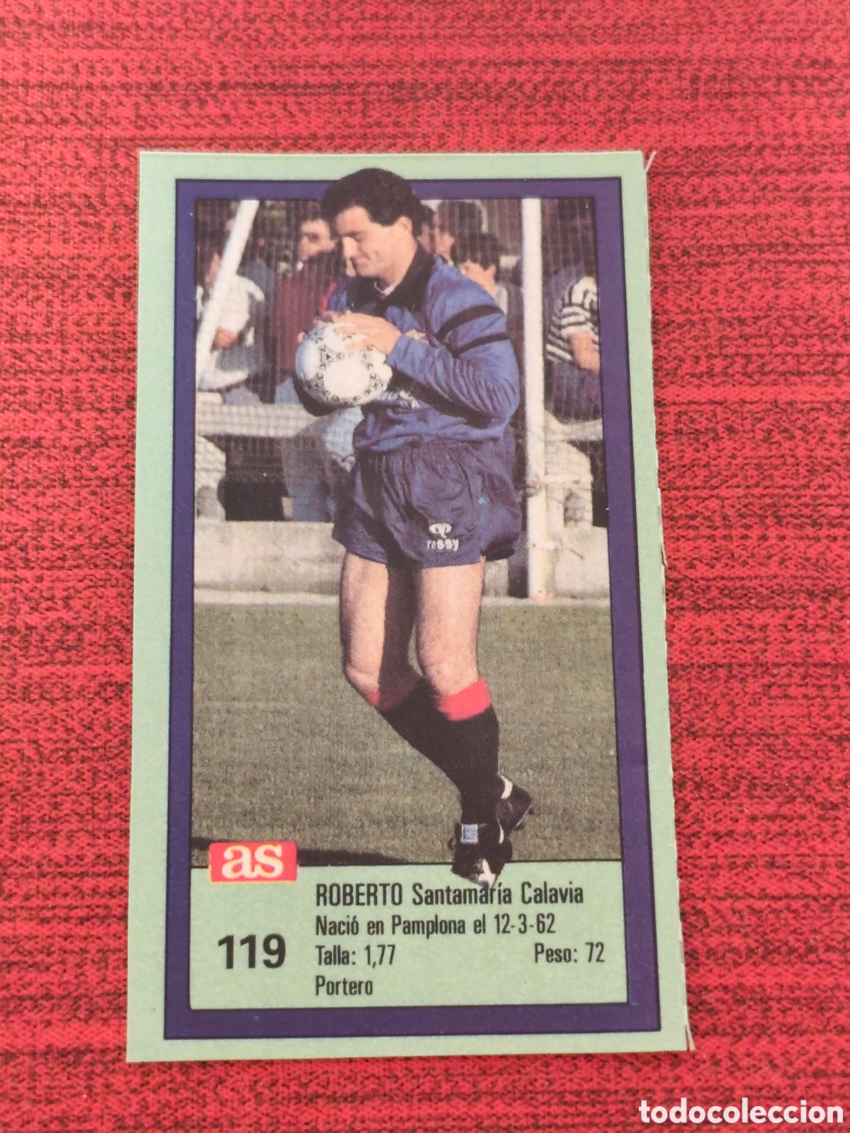 Figurine di Calcio: 119 ROBERTO OSASUNA ASES DE LA LIGA 1989 1990 DIARIO AS