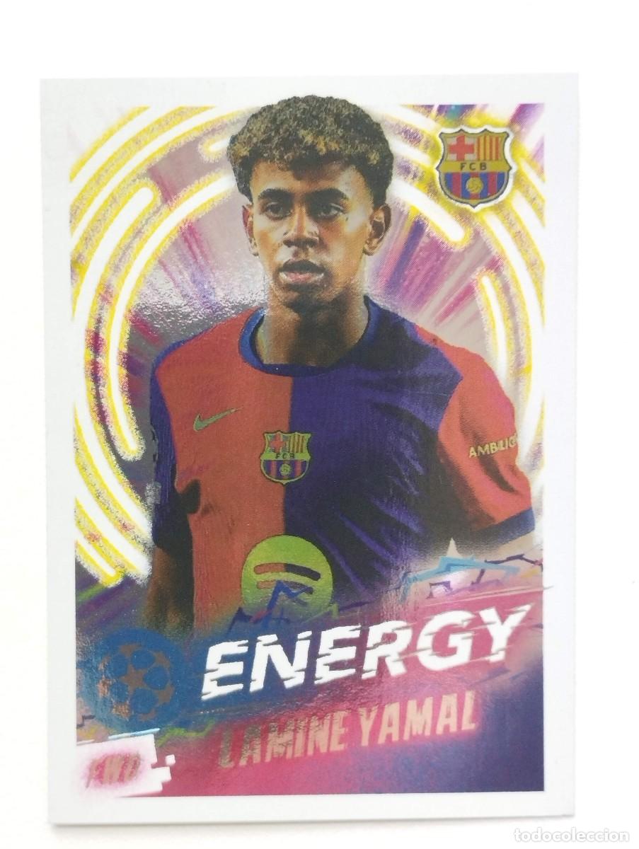 Figurine di Calcio: CROMO STICKER 522 LAMINE YAMAL BARCELONA TOPPS UEFA CHAMPIONS LEAGUE 2024 2025 24 25