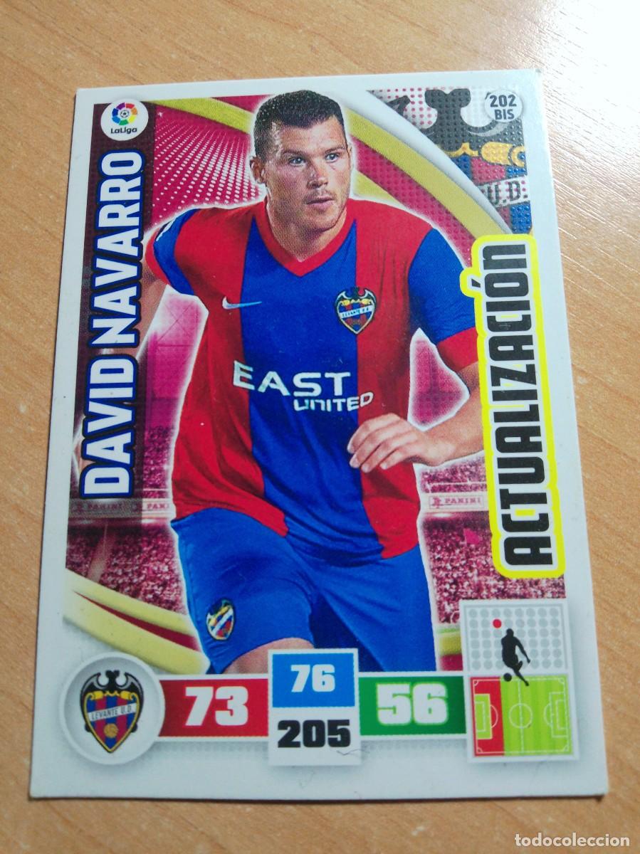 Figurine di Calcio: 202 BIS DAVID NAVARRO ACTUALIZACION LEVANTE 15 16 ADRENALYN XL 2015 2016 PANINI