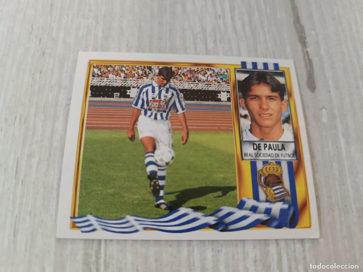 Cromos de f&uacute;tbol: DE PAULA FICHAJE 12 SIN PEGAR LIGA ESTE 95 96