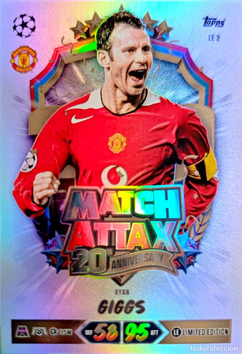 Figurine di Calcio: LE 2 LE2 Ryan Giggs - Manchester United - LIMITED EDITION 20th - TOPPS Match Attax 2026 2027 26 27