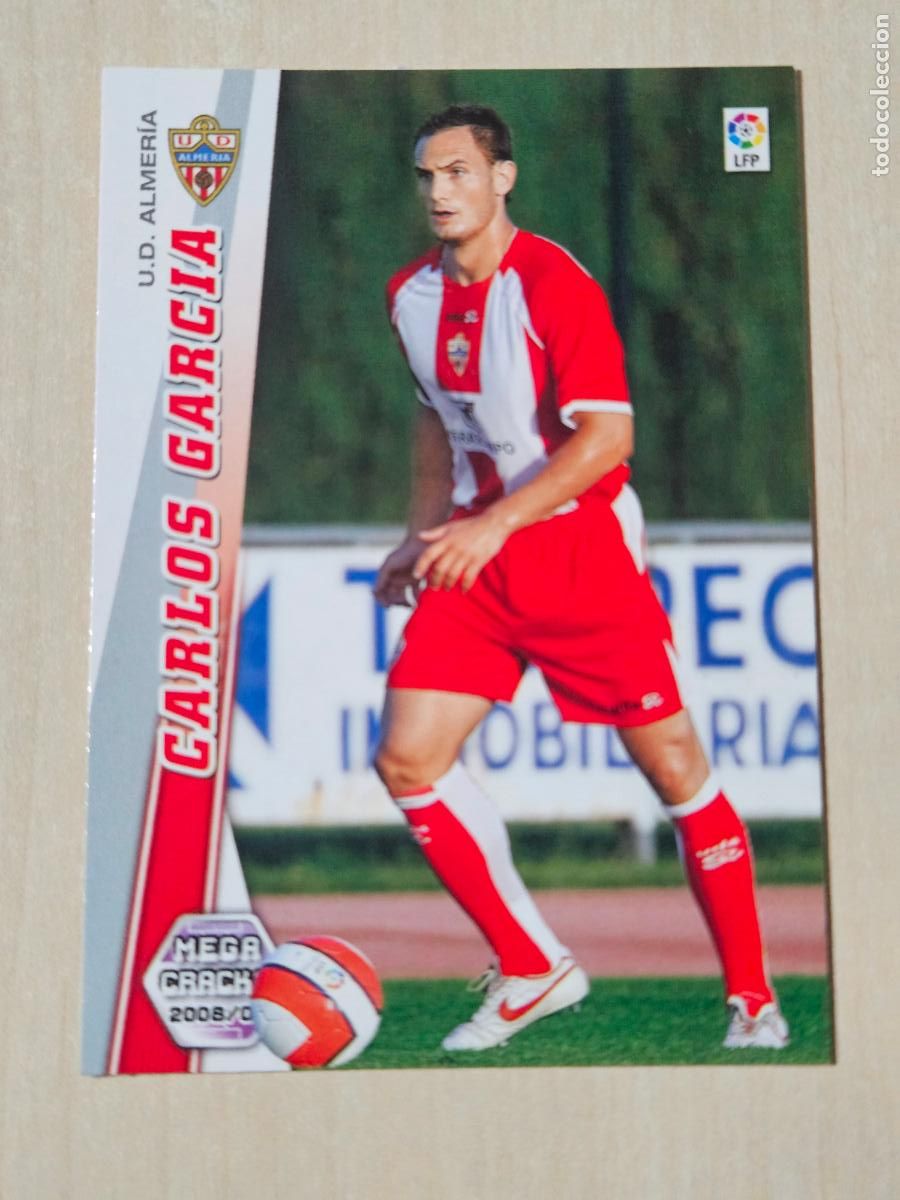 Cartes &agrave; collectionner de Football: CROMO N&ordm; 4 CARLOS GARCIA - MEGACRACKS 2008 09 - ALMERIA