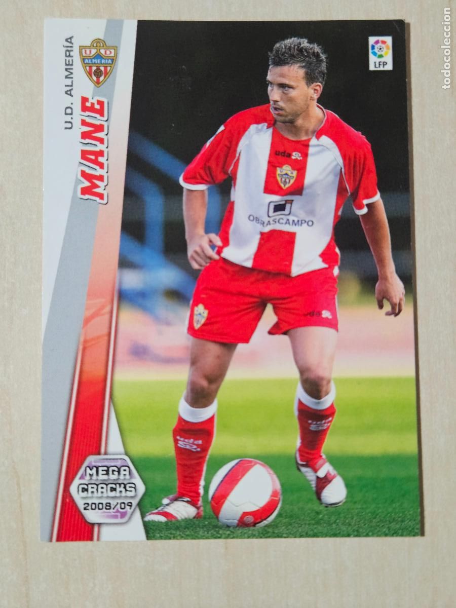 Cartes &agrave; collectionner de Football: CROMO N&ordm; 7 MANE - MEGACRACKS 2008 09 - ALMERIA