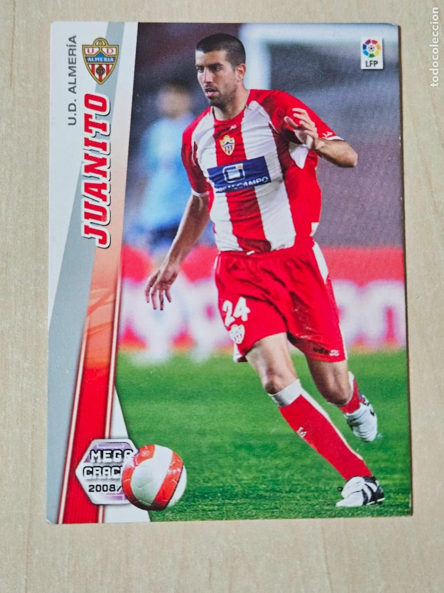 Cartes &agrave; collectionner de Football: CROMO N&ordm; 9 JUANITO - MEGACRACKS 2008 09 - ALMERIA