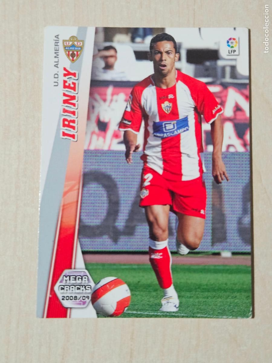 Cartes &agrave; collectionner de Football: CROMO N&ordm; 10 IRINEY - MEGACRACKS 2008 09 - ALMERIA
