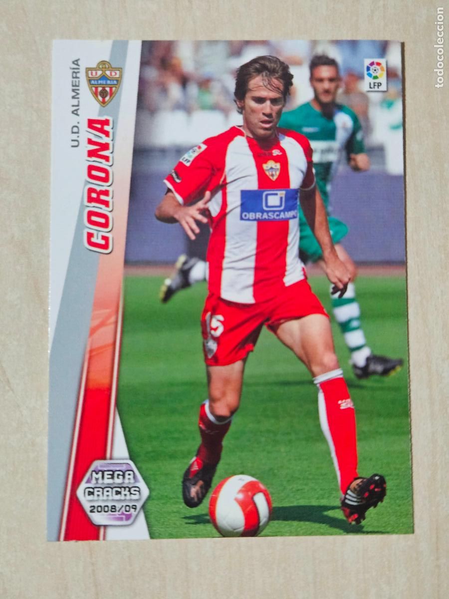Cartes &agrave; collectionner de Football: CROMO N&ordm; 12 CORONA - MEGACRACKS 2008 09 - ALMERIA