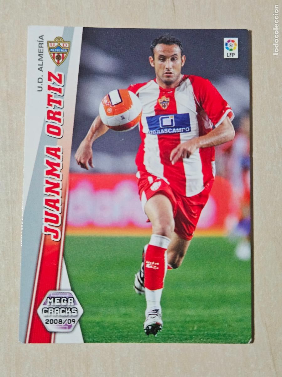 Cartes &agrave; collectionner de Football: CROMO N&ordm; 13 JUANMA ORTIZ - MEGACRACKS 2008 09 - ALMERIA