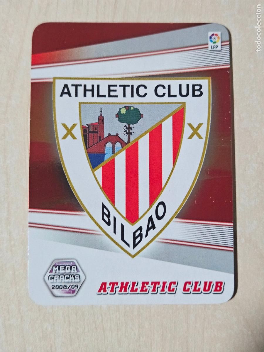 Cartes &agrave; collectionner de Football: CROMO N&ordm; 19 ESCUDO - MEGACRACKS 2008 09 - ATHLETIC DE BILBAO