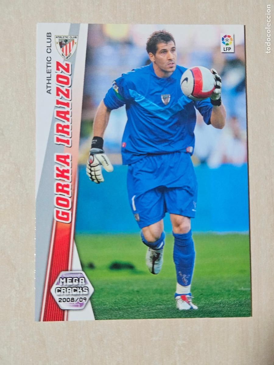 Cartes &agrave; collectionner de Football: CROMO N&ordm; 20 GORKA IRAIZOZ - MEGACRACKS 2008 09 - ATHLETIC DE BILBAO