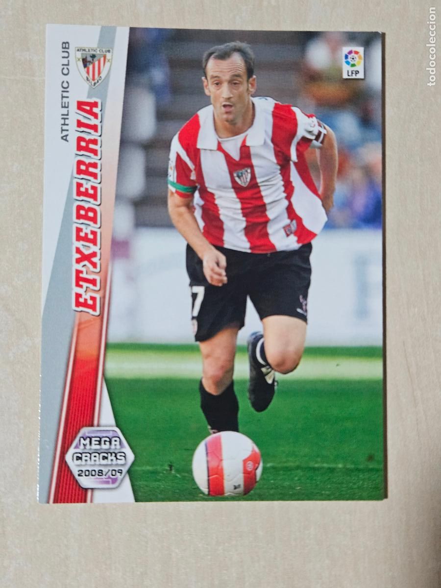 Cartes &agrave; collectionner de Football: CROMO N&ordm; 34 ETXEBERRIA - MEGACRACKS 2008 09 - ATHLETIC DE BILBAO