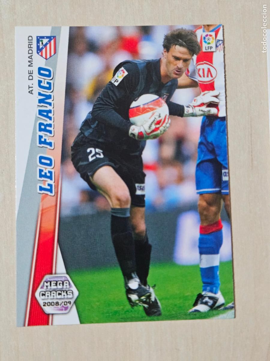Figurine di Calcio: CROMO N&ordm; 38 LEO FRANCO - MEGACRACKS 2008 09 - ATLETICO DE MADRID