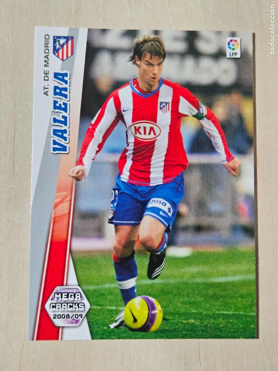 Cartes &agrave; collectionner de Football: CROMO N&ordm; 40 VALERA - MEGACRACKS 2008 09 - ATLETICO DE MADRID