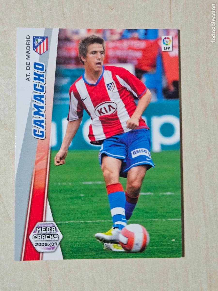 Cartes &agrave; collectionner de Football: CROMO N&ordm; 46 CAMACHO - MEGACRACKS 2008 09 - ATLETICO DE MADRID