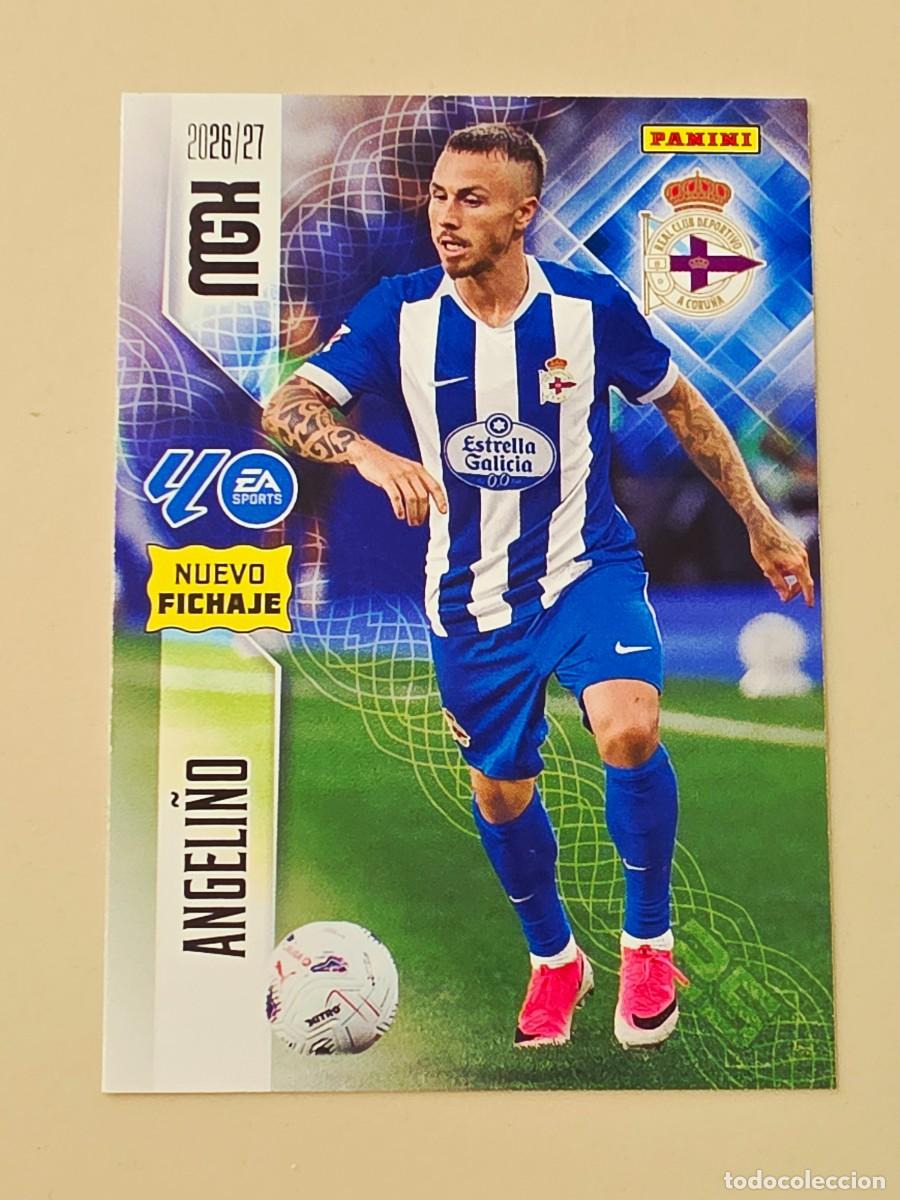 Cartes &agrave; collectionner de Football: 471 Angeli&ntilde;o, Deportivo de A Coru&ntilde;a, Nuevo Fichaje, Panini Megacracks MGK 2026 2027 26 27